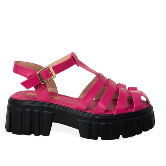 Chase + Chloe Shoes - Women 's Platform Wedge Sandals Open Toe Adjustable Ankle Strap Chunky H…